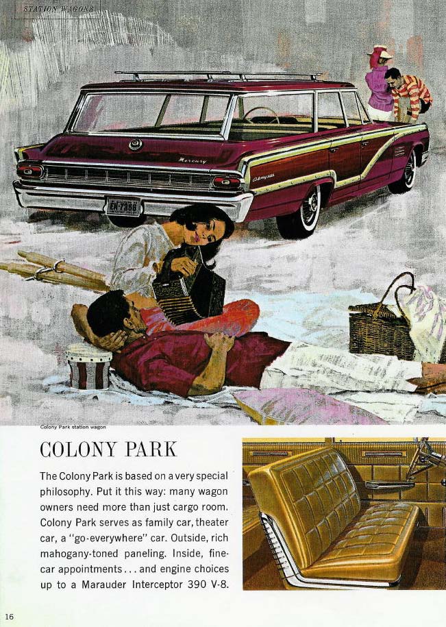 1964 Mercury Full-Size Brochure Page 3
